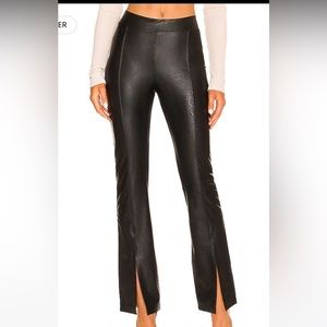 Used, like new Commando Split Front Faux Leather Leggings